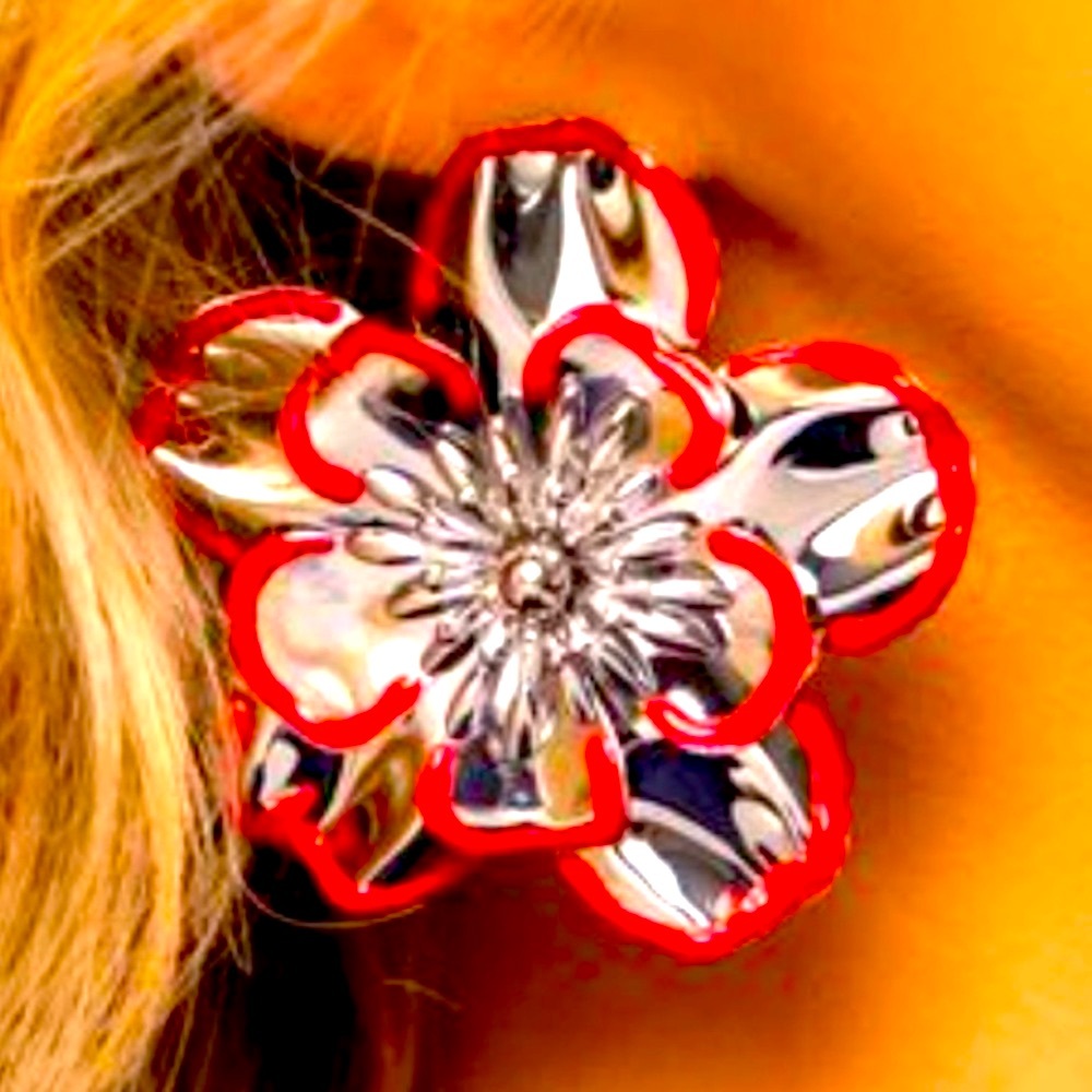 🩶🌺🩶 “MERRY MODEL” RED POST EARRINGS ~ PAPARAZZI❗️ STUNNING SHINE❗️🩶🌺🩶